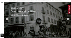 Desktop Screenshot of grandhoteletdemilan.it